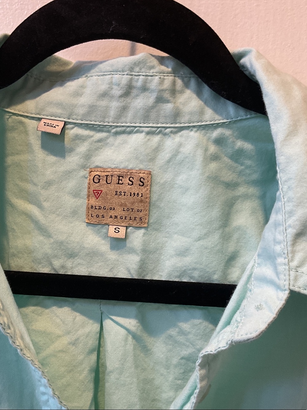 Guess Women’s Mint Green Button-Down Shirt - Picture 3 of 5